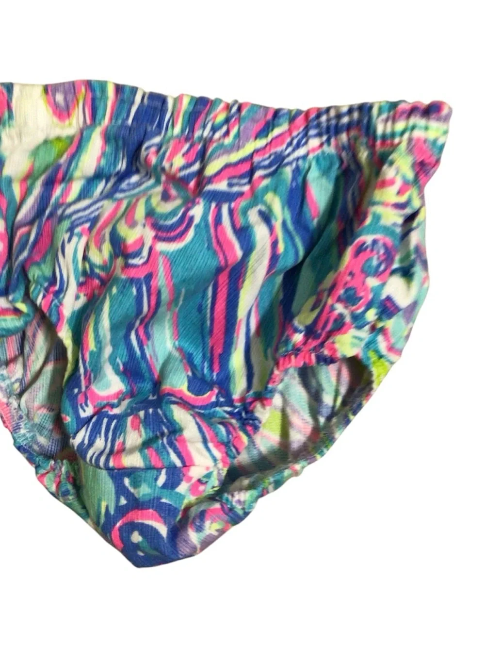 Lilly Pulitzer Splash Watercolor Tropical Baby Diaper Cover Bloomer 18-24 Months